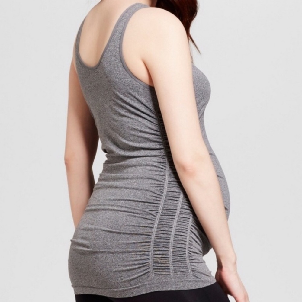 Isabel Maternity Ruched Tank - Picture 8 of 8